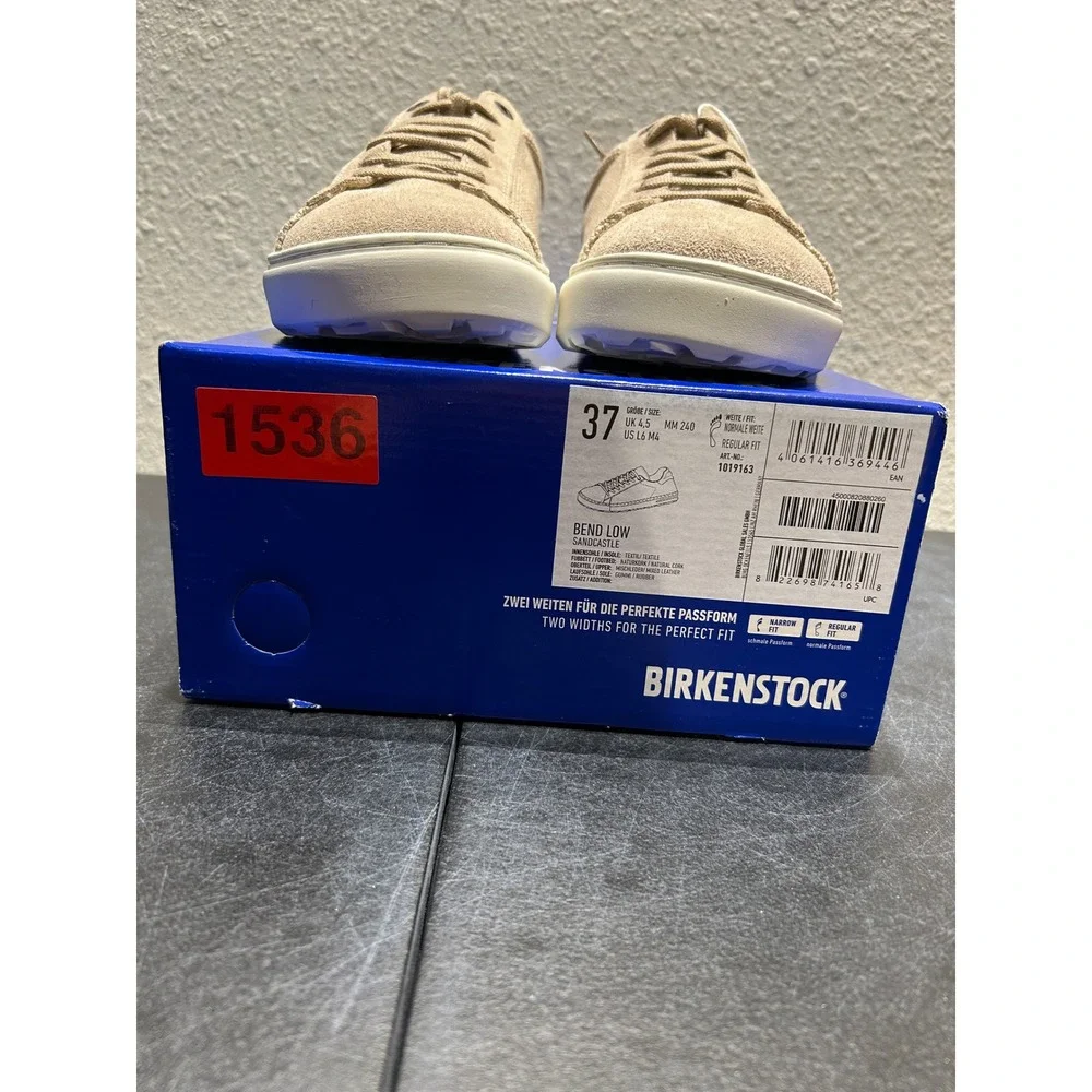 Birkenstock Bend Low Mixed Leather Sandcastle EU 37 US L6 M4 Womens Mens